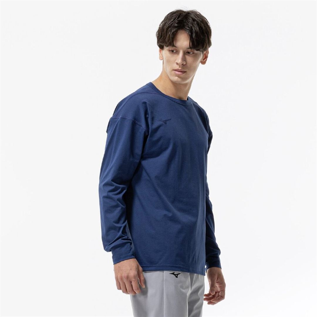 ストレッチソフトドライTシャツ(長袖) エステートブルー XL