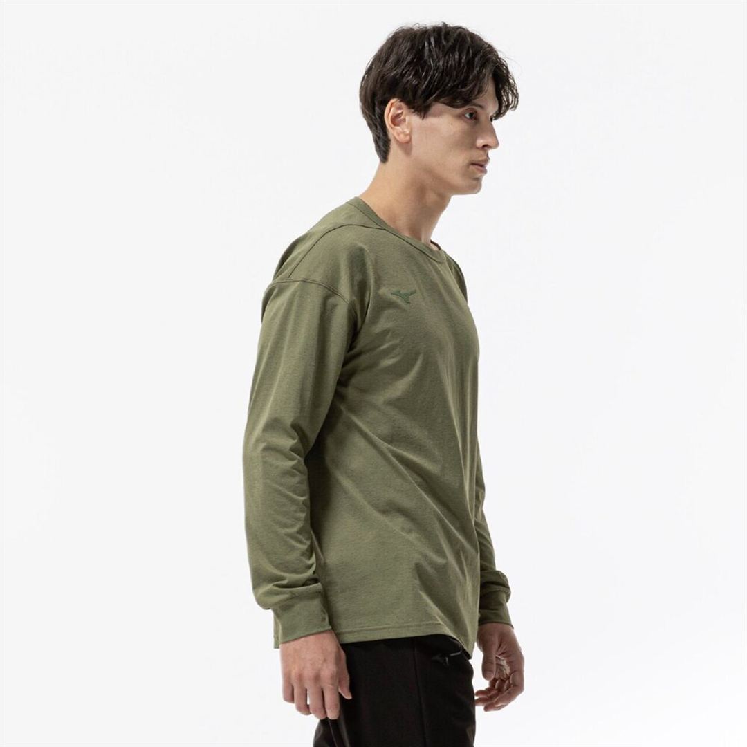 ストレッチソフトドライTシャツ(長袖) フォーリーフグリーン XL