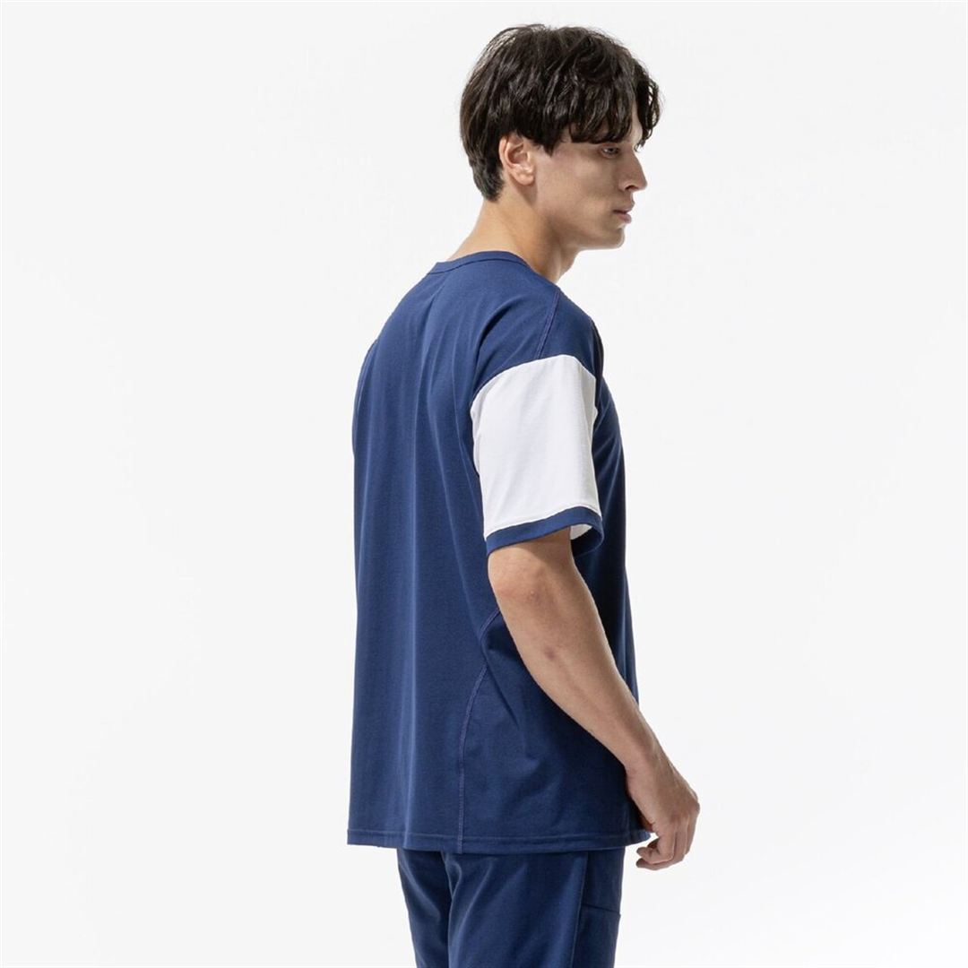 ストレッチソフトドライTシャツ エステートブルー XL