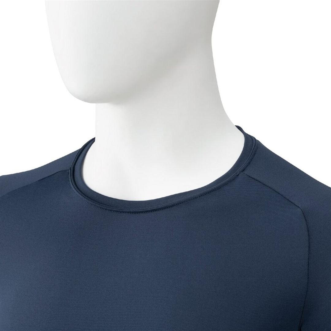 バイオギアシャツ(丸首長袖) ドレスネイビー XL