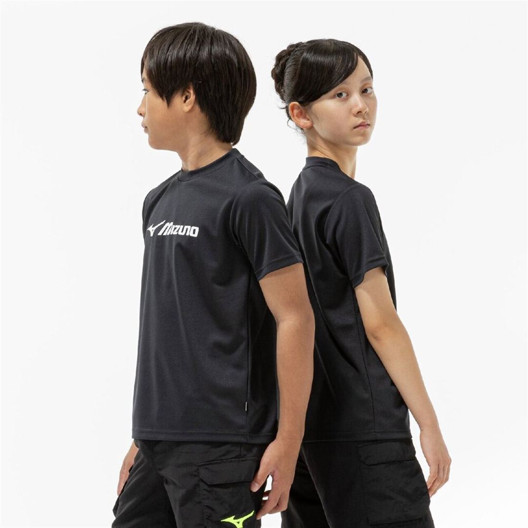 【抗菌防臭／防汚】GACHI Tシャツ ブラック 160