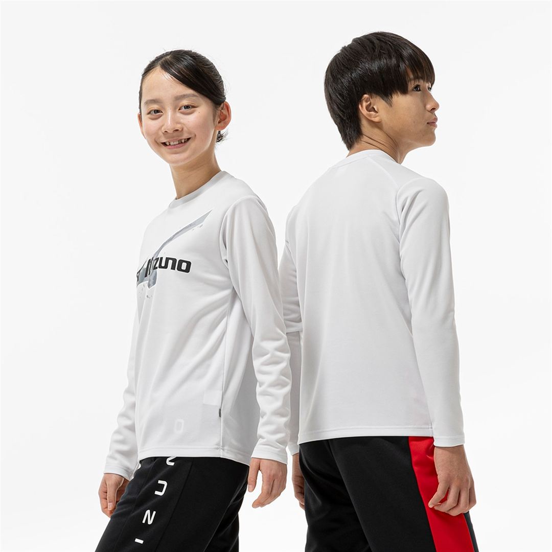 【抗菌防臭／防汚】GACHI Tシャツ(長袖) クラウドスケープ 120
