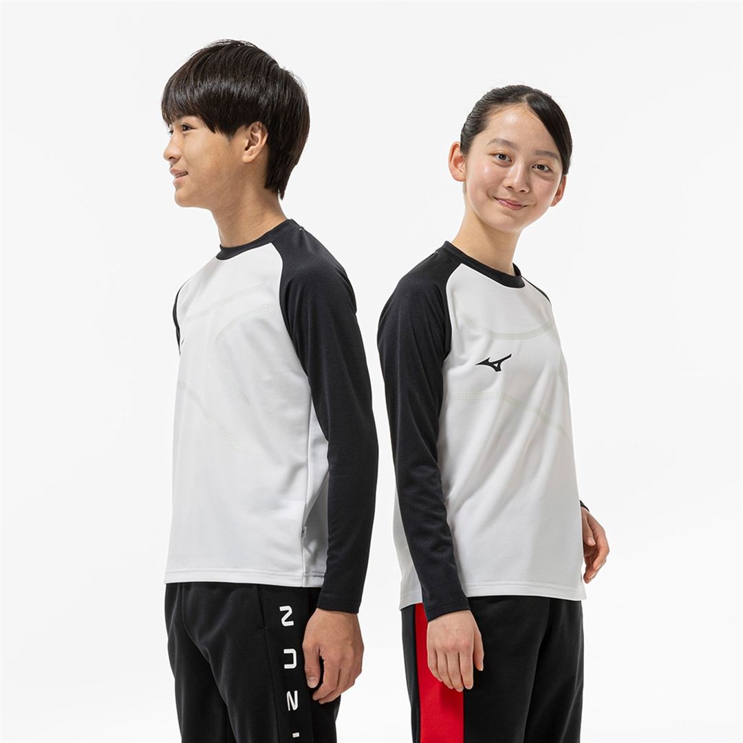 【抗菌防臭／防汚】GACHI Tシャツ(長袖) クラウドスケープ 150