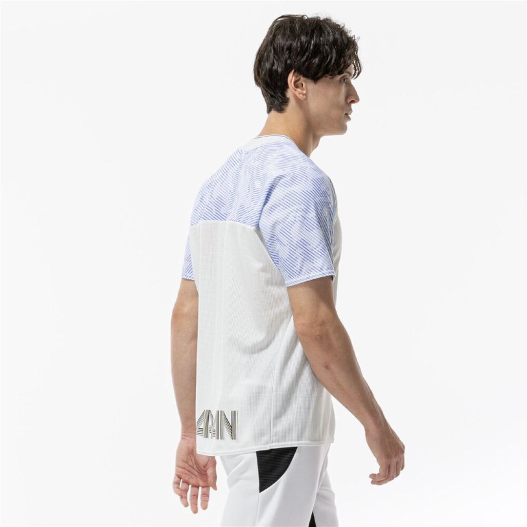 【汗処理／通気】オーセンティック ドライエアロフローTシャツ Rホワイト S