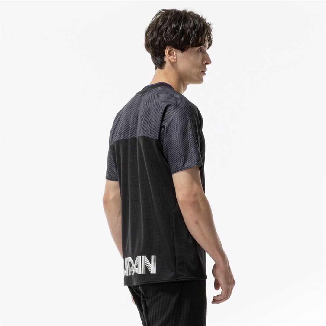 【汗処理／通気】オーセンティック ドライエアロフローTシャツ ブラック S