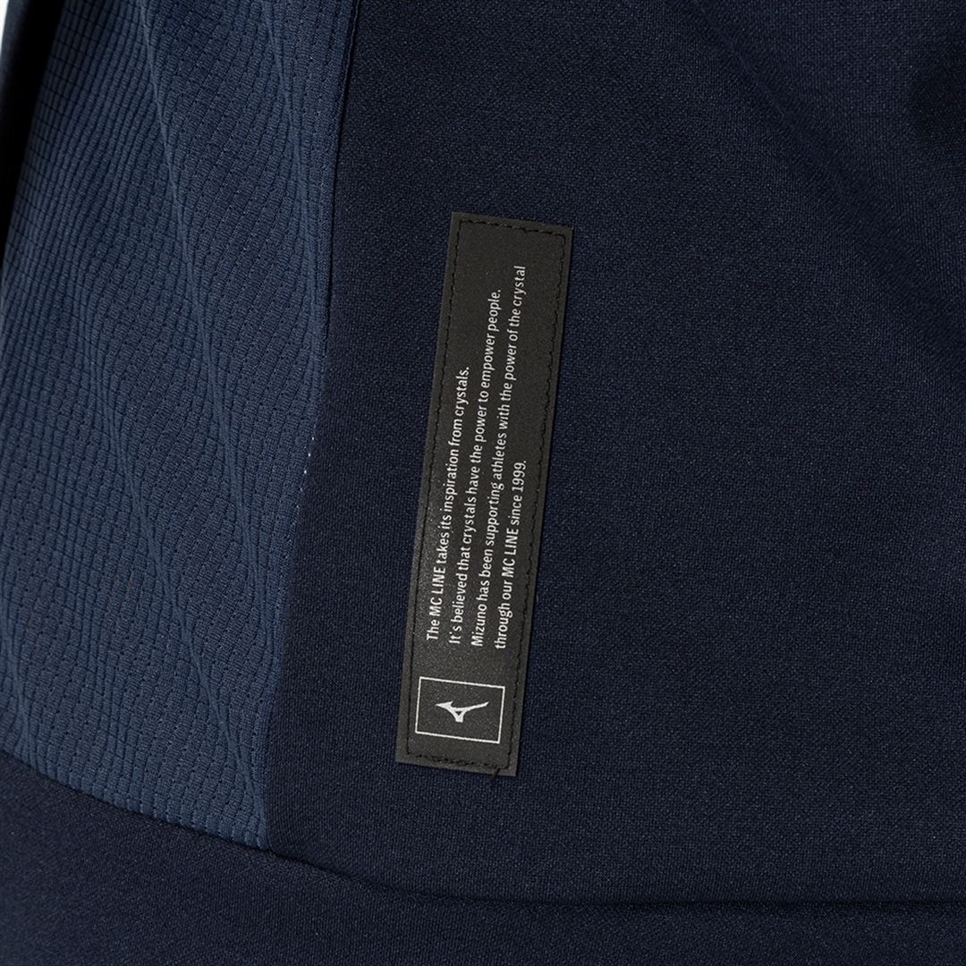 ソフトドライニットハイブリッドジャケット ドレスネイビー XL