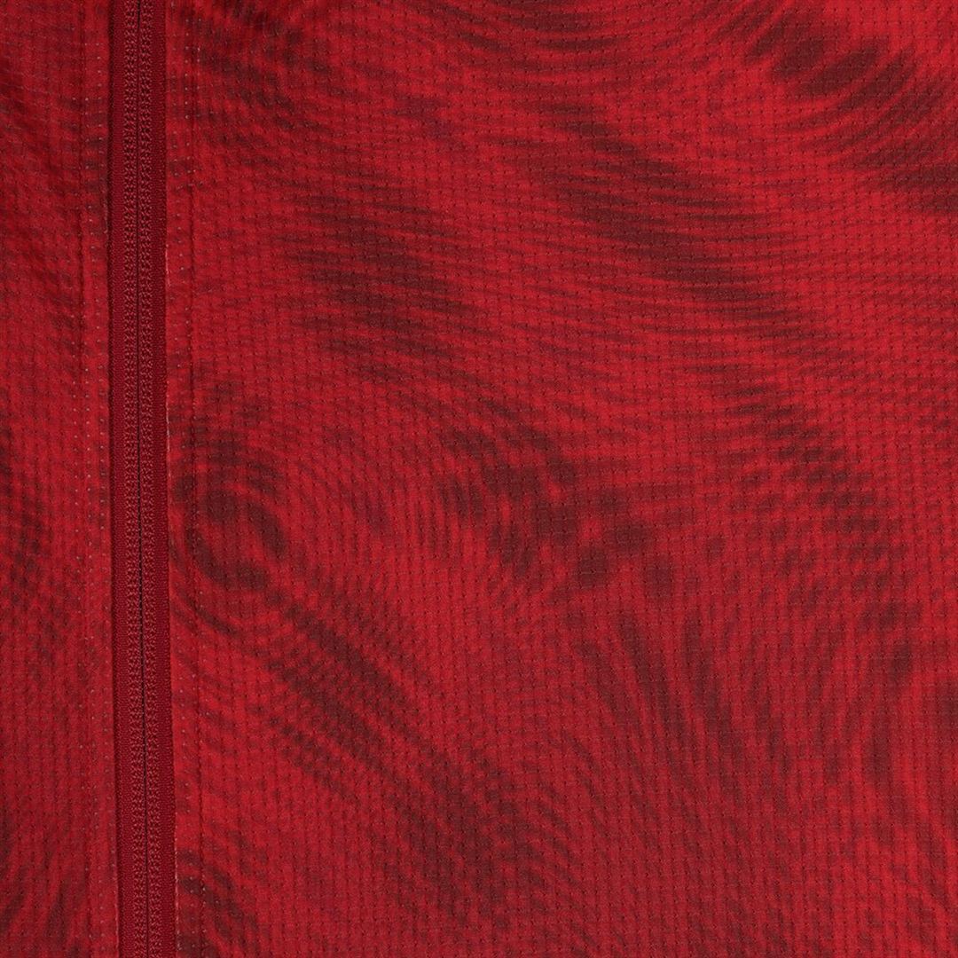 【汗処理／通気】ドライエアロフローハイブリッドジャケット サルサレッド XL