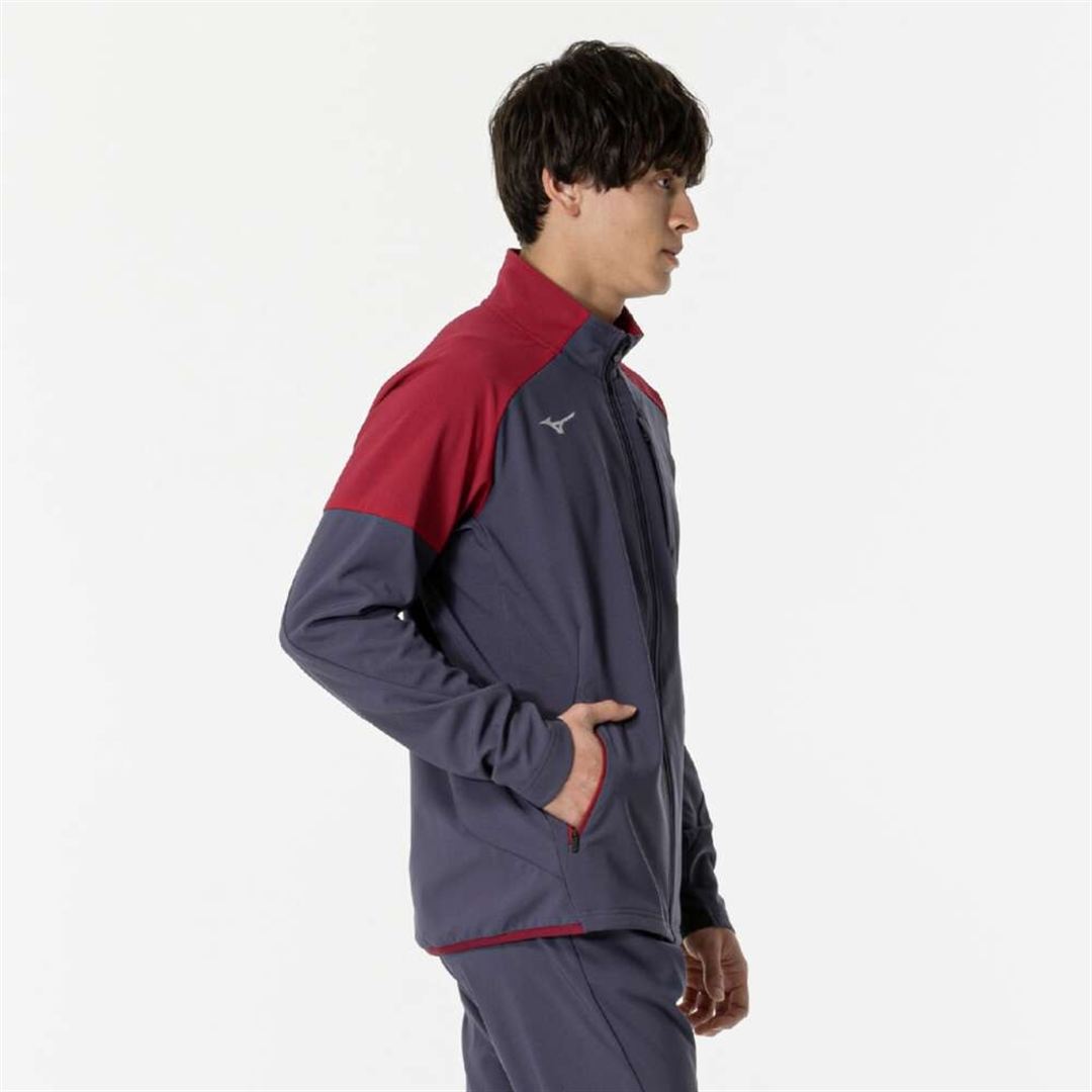 【ストレッチ／防風】テックシールドジャケット グレーストーン S