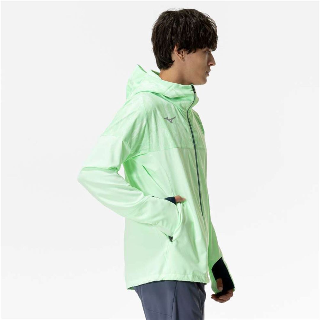 ストレッチクロスフーディ ネオミント XL