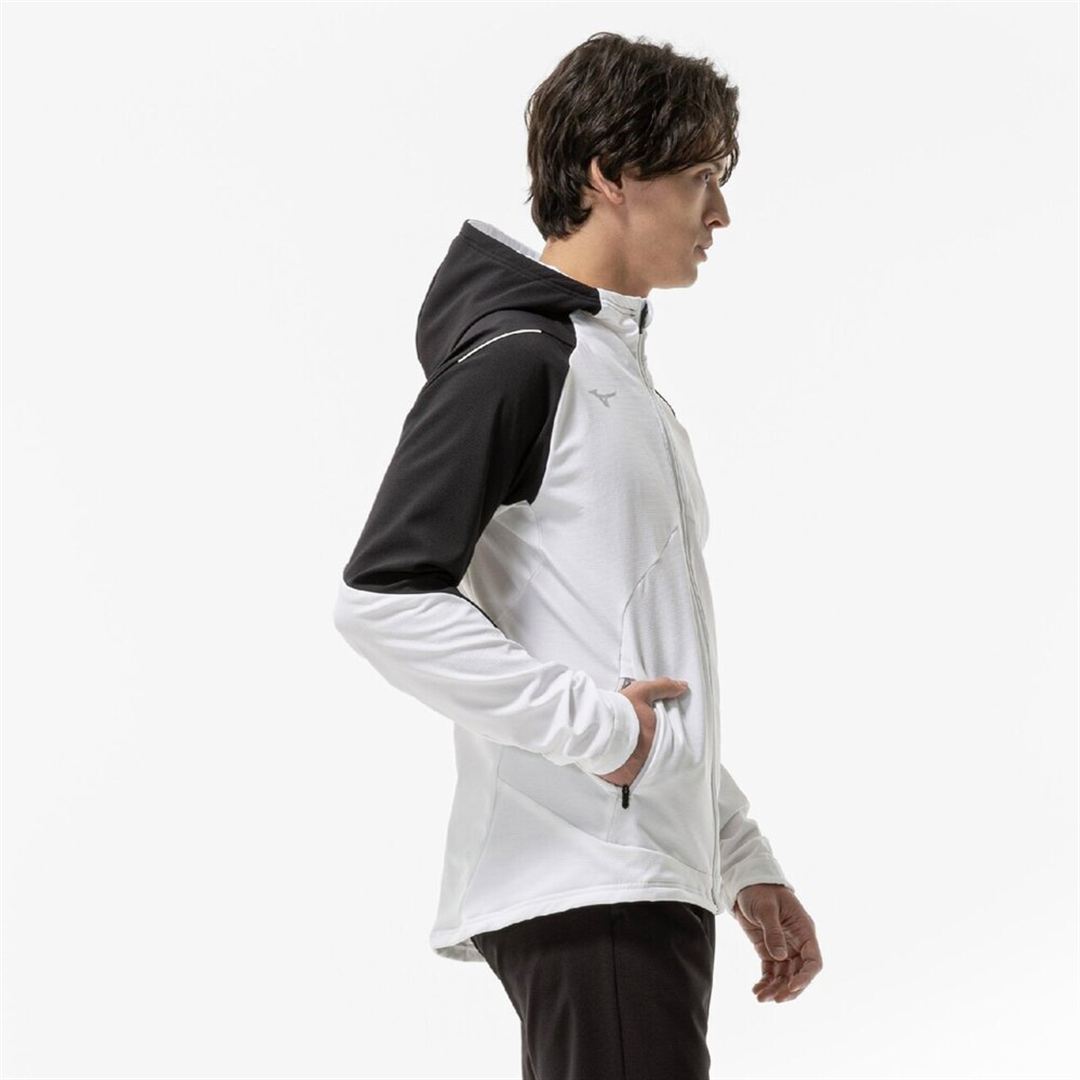 【ストレッチ／防風】テックシールドジャケット ホワイト 3XL