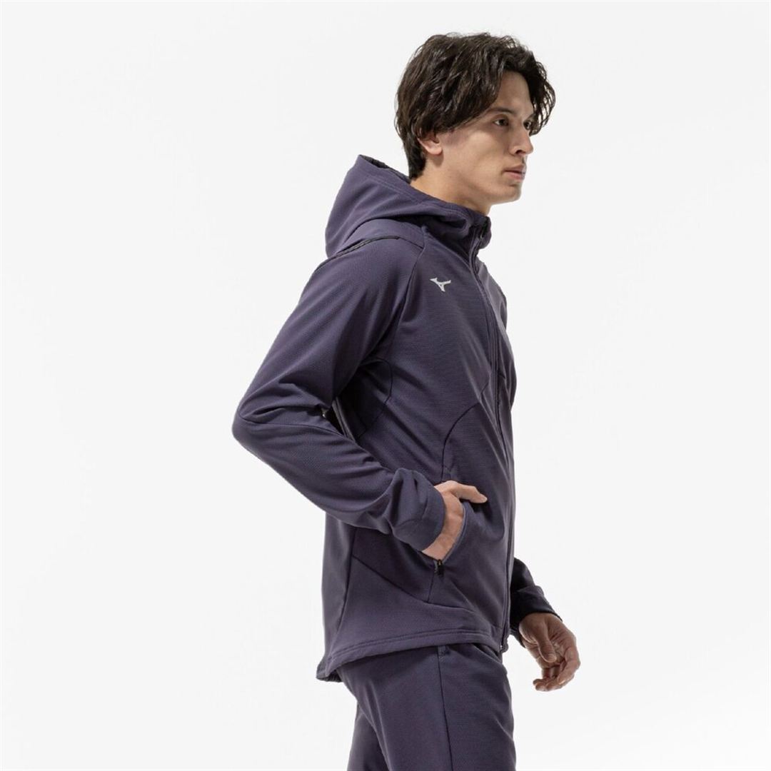 【ストレッチ／防風】テックシールドジャケット ライトネイビー 3XL