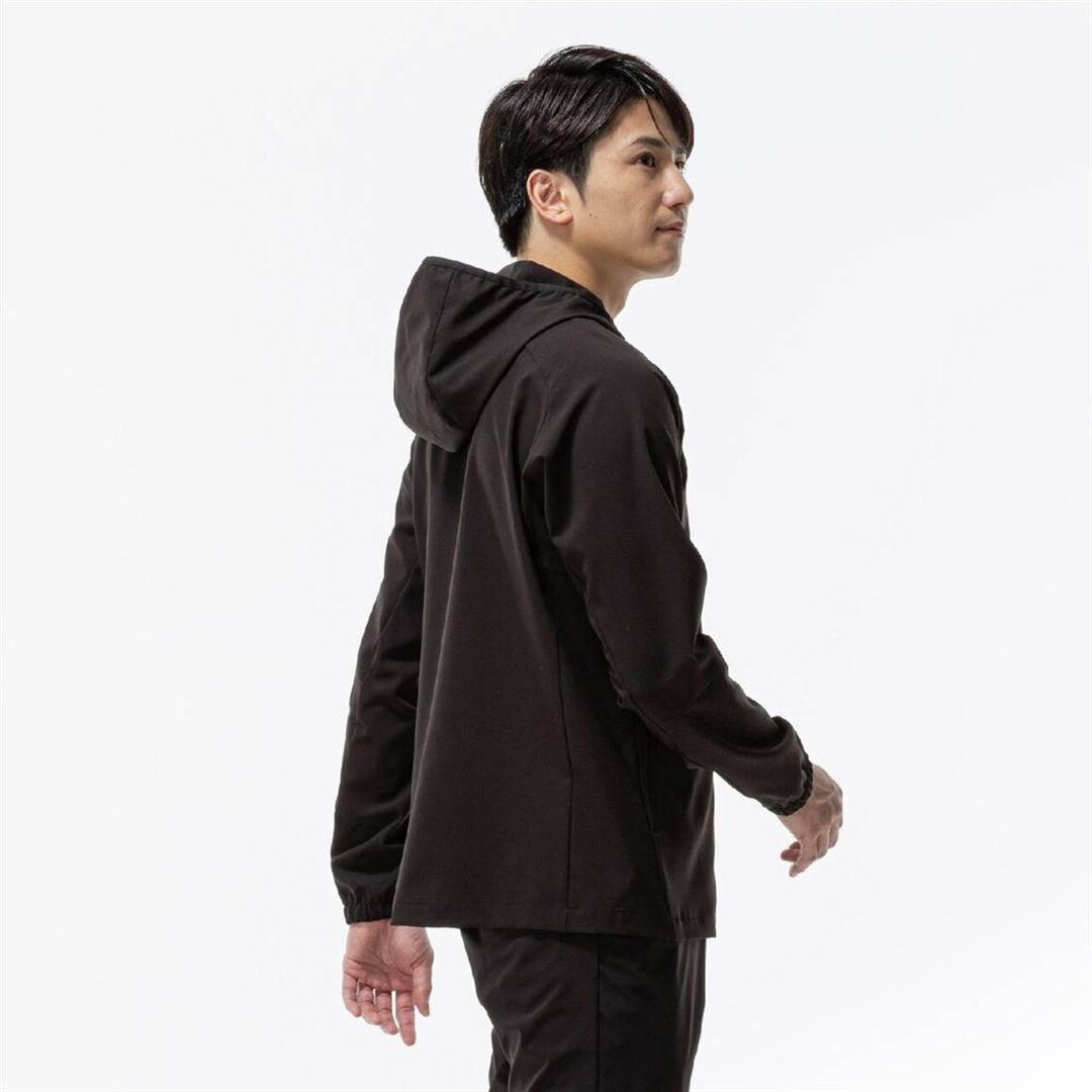 ストレッチムーブクロスジャケット ブラック×ブラック XS