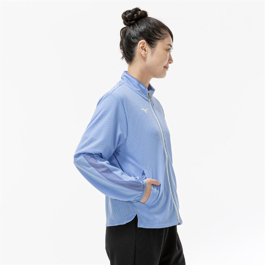 【汗処理／通気】ドライエアロフロージャケット ヴィスタブルー S
