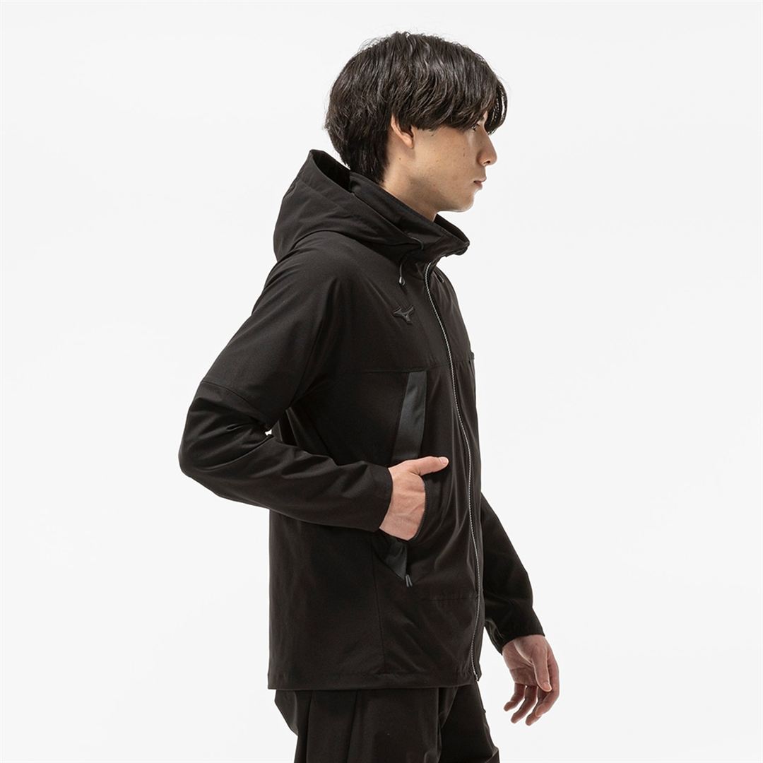 ストレッチウーブンジャケット ブラック XL