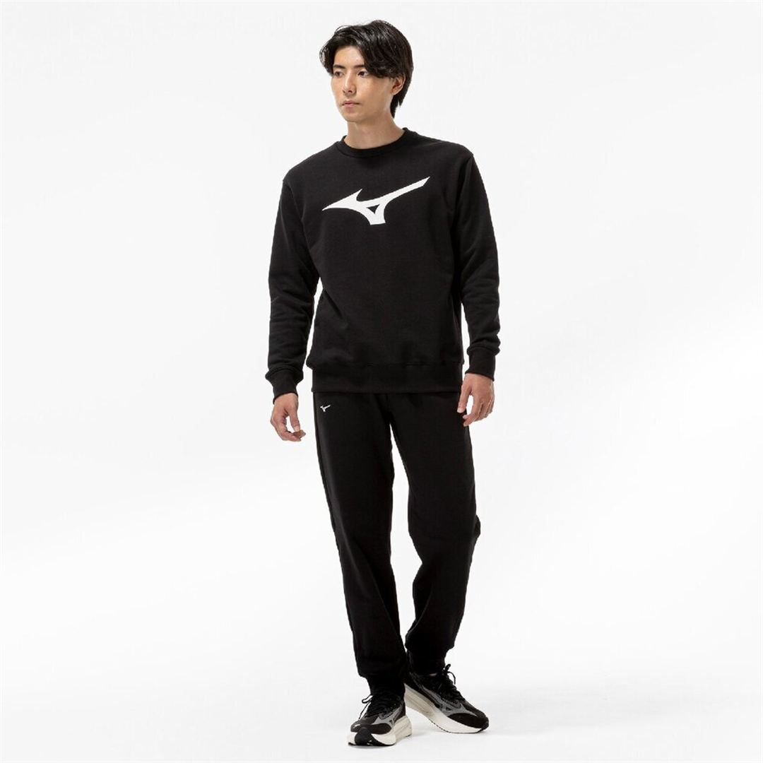 THE MZ SWEAT BIGロゴクルーネックスウェット ブラック XL