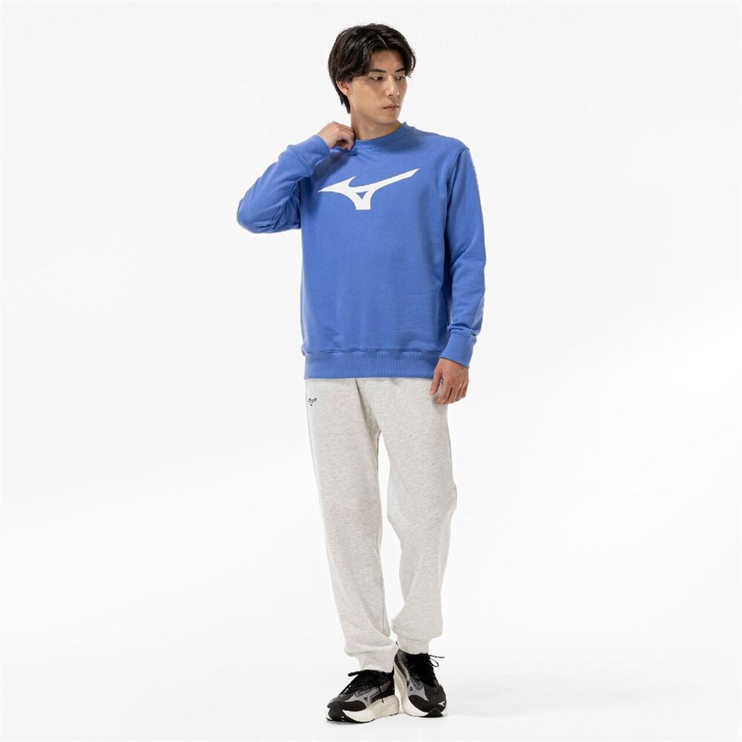 THE MZ SWEAT BIGロゴクルーネックスウェット マリンブルー XL