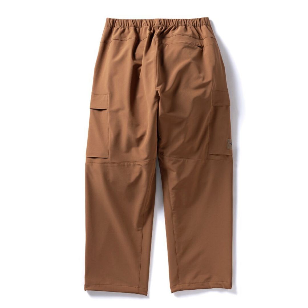 ルーズフィットロングパンツ ブラウン XL