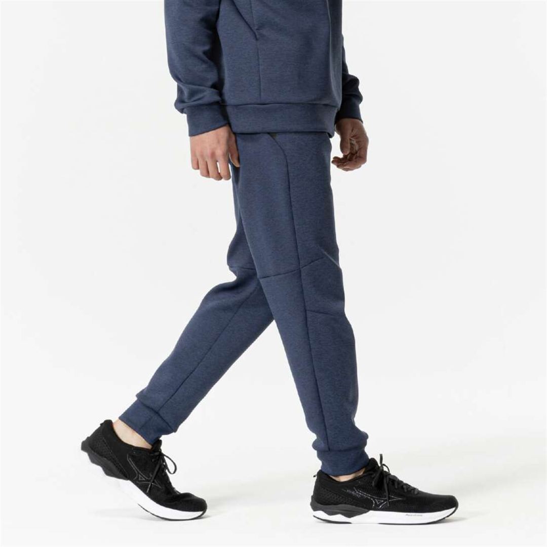 ストレッチスウェットパンツ ページエントブルー杢 XS