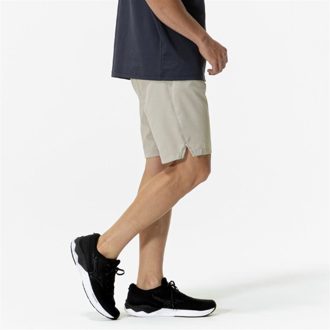 ストレッチハーフパンツ クラウドベージュ杢 S