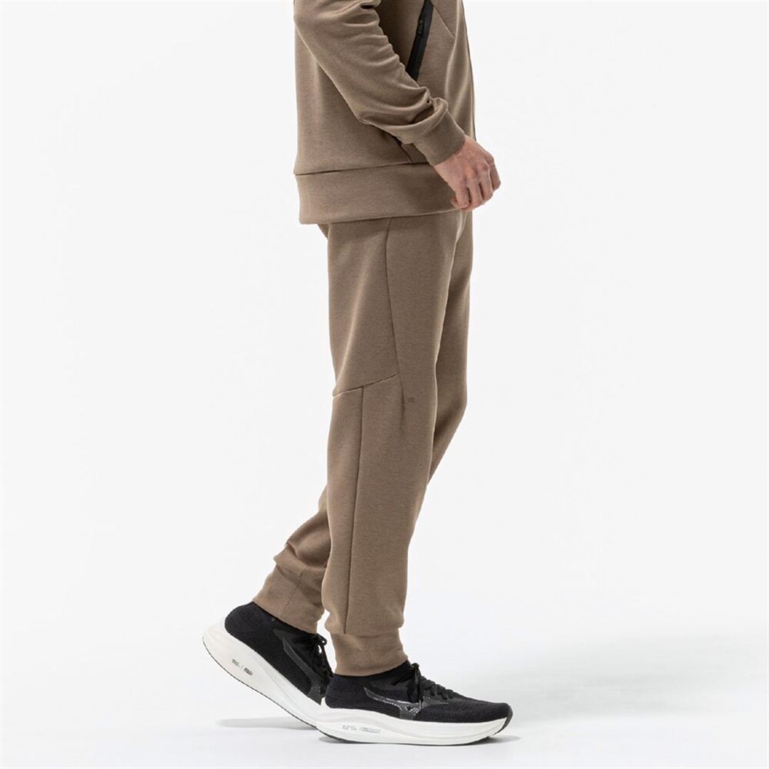 ストレッチスウェットパンツ キャメル杢 XS