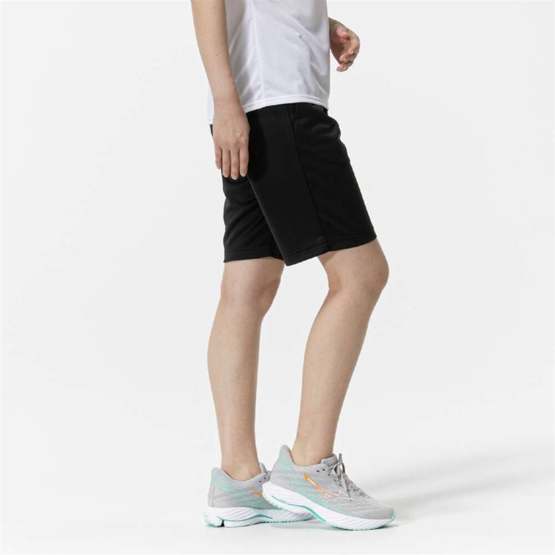 ナビドライニットハーフパンツ ブラック×マゼンダ XL