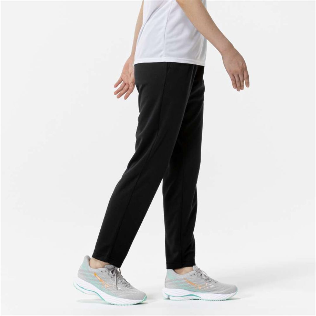 ナビドライ ニットロングパンツ ブラック×マゼンダ XL