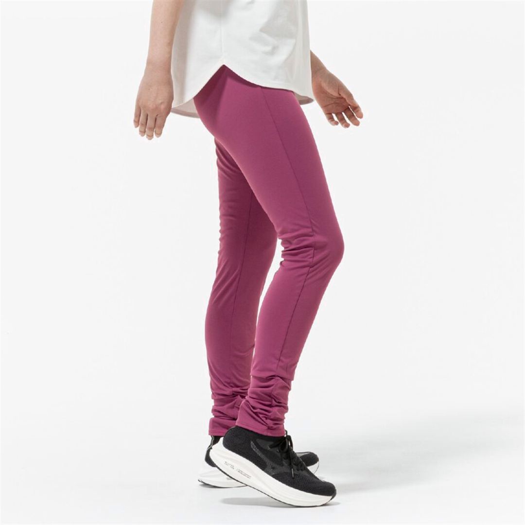 ストレッチスムースレギンスパンツ カシスピンク XL