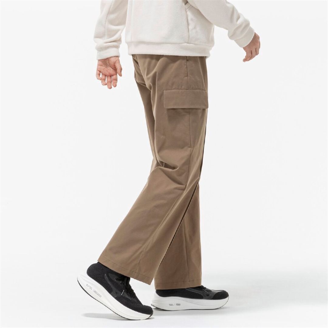 プルーフストレッチワイドパンツ キャメル XL