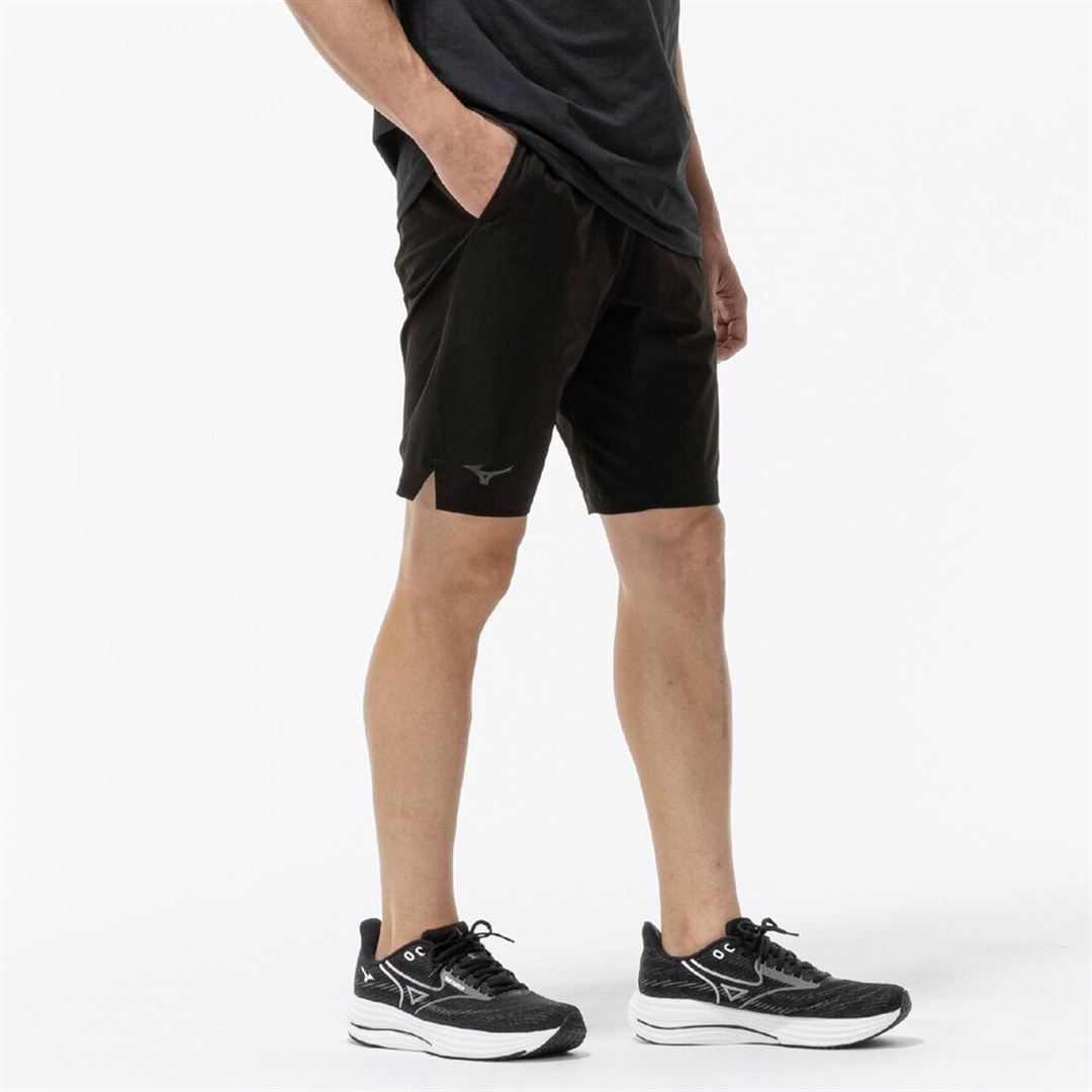ストレッチウーブンハーフパンツ ブラック XL