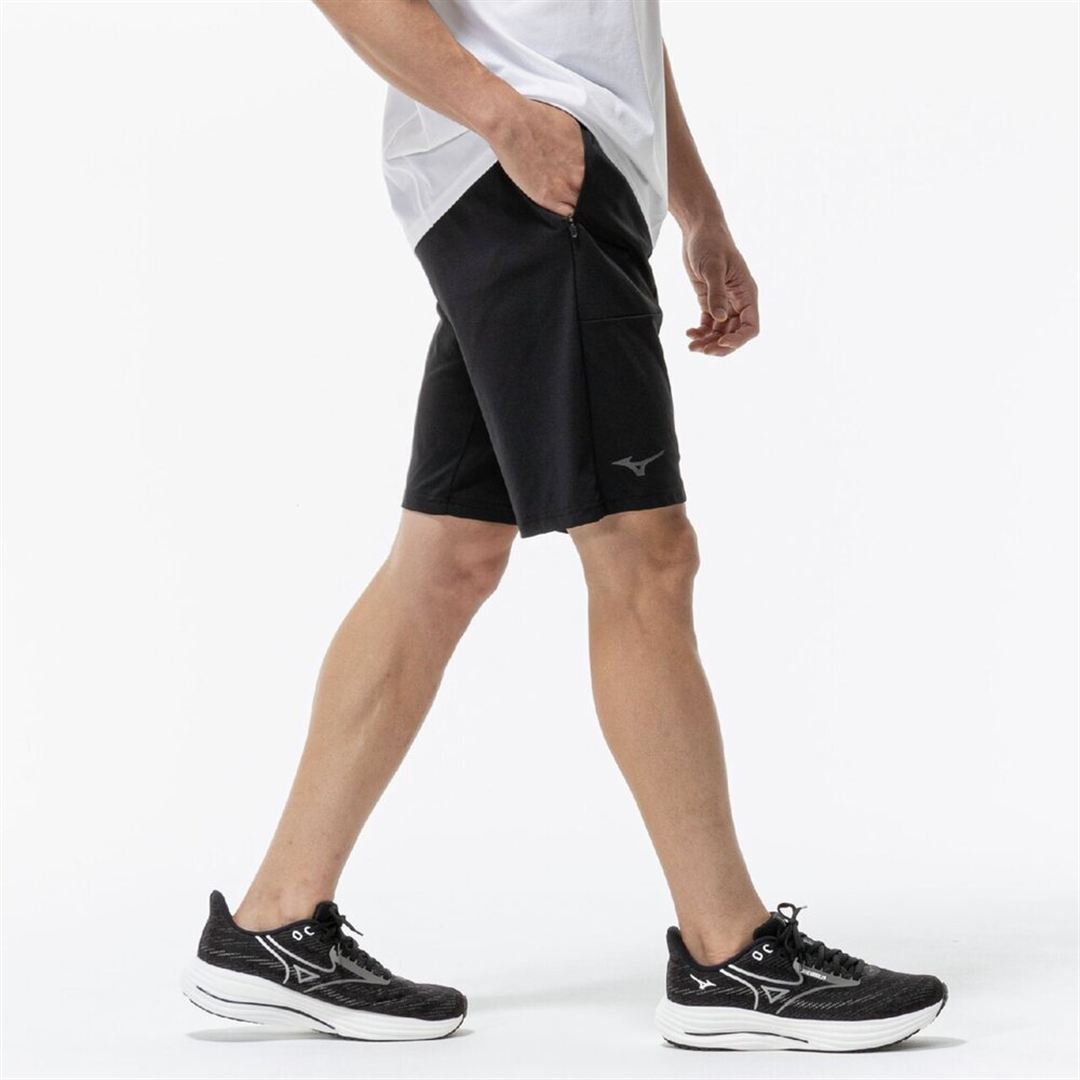 ストレッチソフトドライハーフパンツ ブラック XL