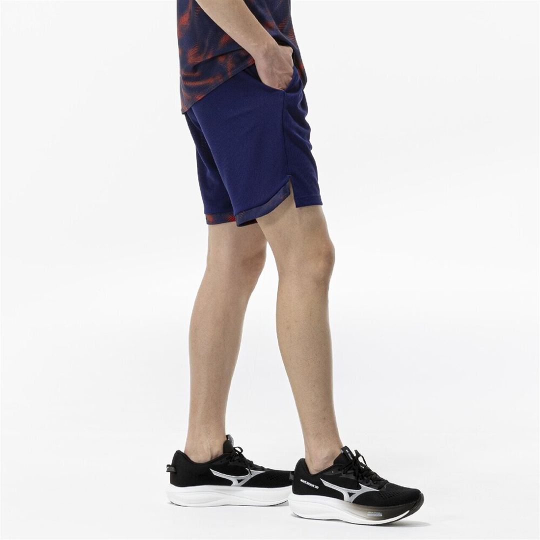 【汗処理／通気】ドライエアロフローハーフパンツ ビューコープブルー XL