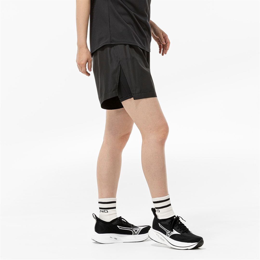 ハイブリッドショートパンツ ブラック XL