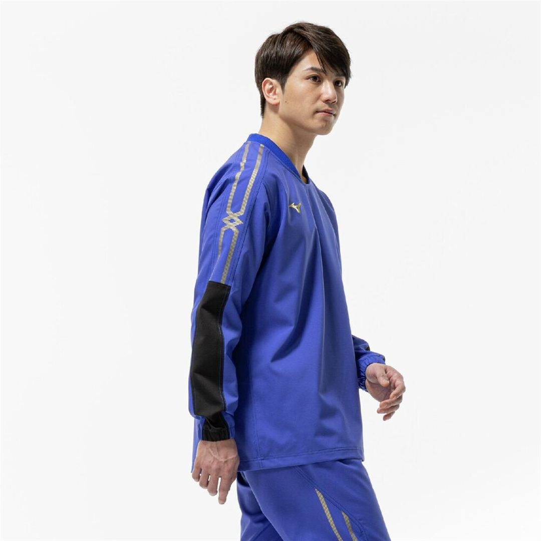MCライン タフブレーカーシャツ サーフブルー XL