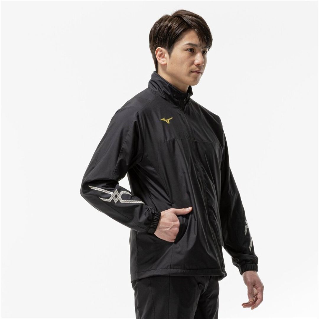 【吸湿発熱】MCライン ブレスサーモウォーマージャケット ブラック×ブラック 2XL