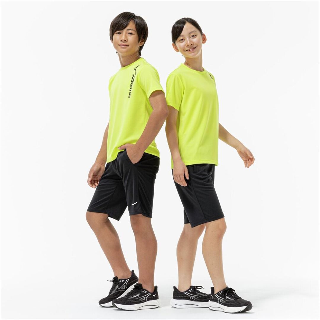 Tシャツ／ハーフパンツセット フォーチューンイエロー×ブラック 140