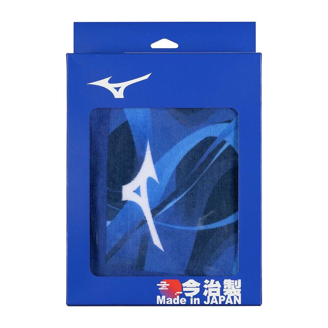 今治製タオル／JAPANフェイスタオル(箱入り) ディレクトワールブルー