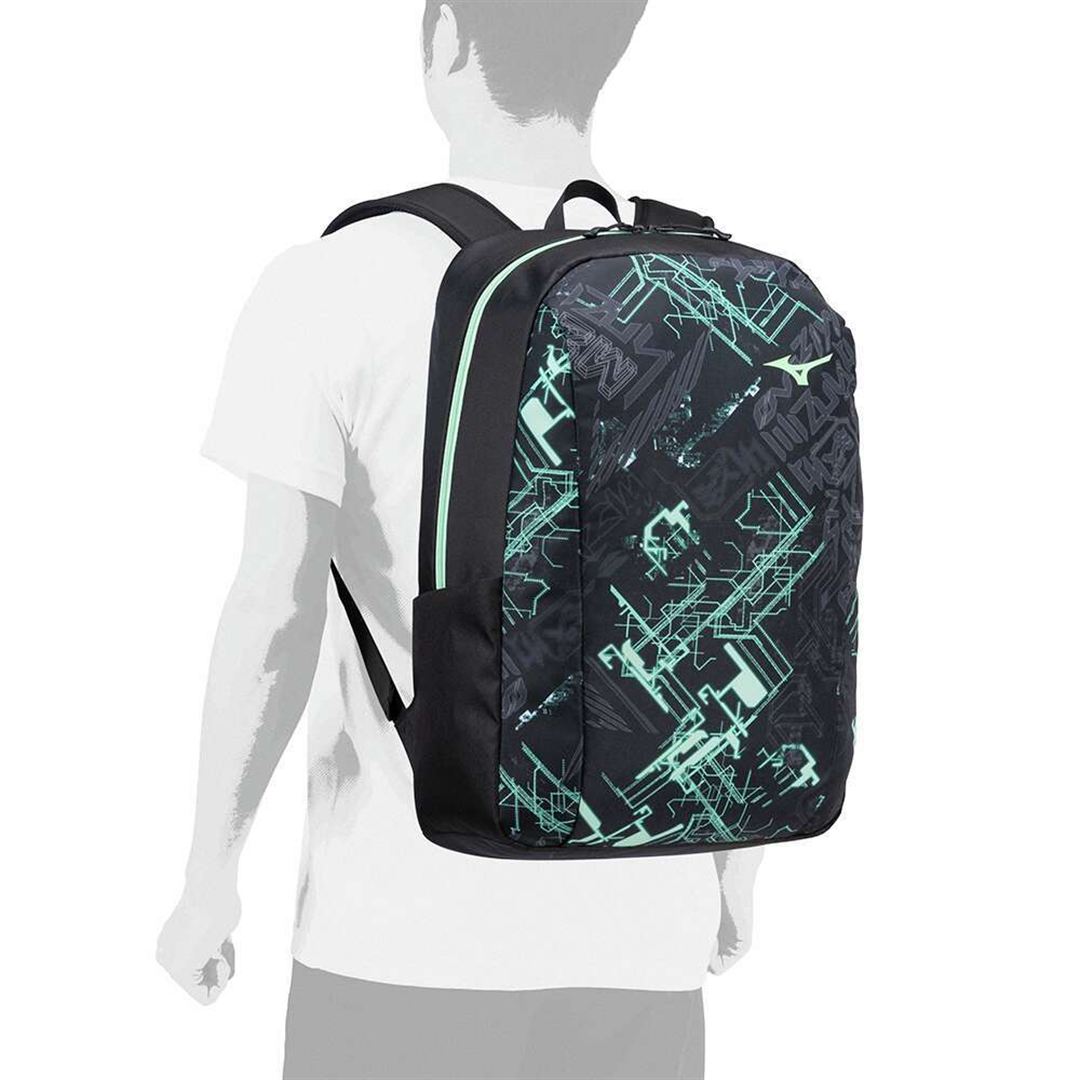 バックパック(30L) ブラック×ライム