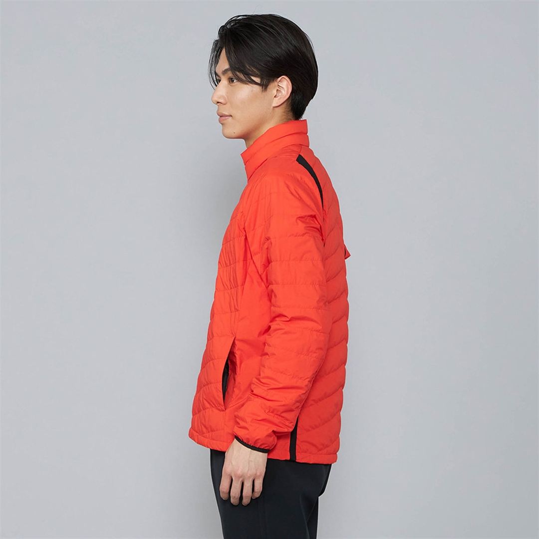 【吸湿発熱】ブレスサーモムーブダウン オレンジ XL