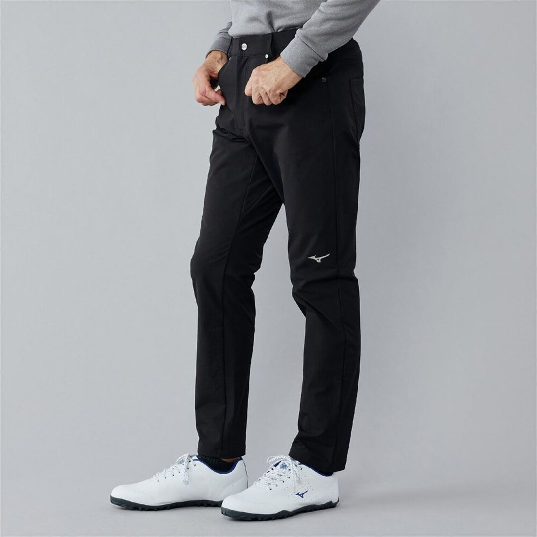 MIZUNOダブルウィーブストレッチロングパンツ ブラック M