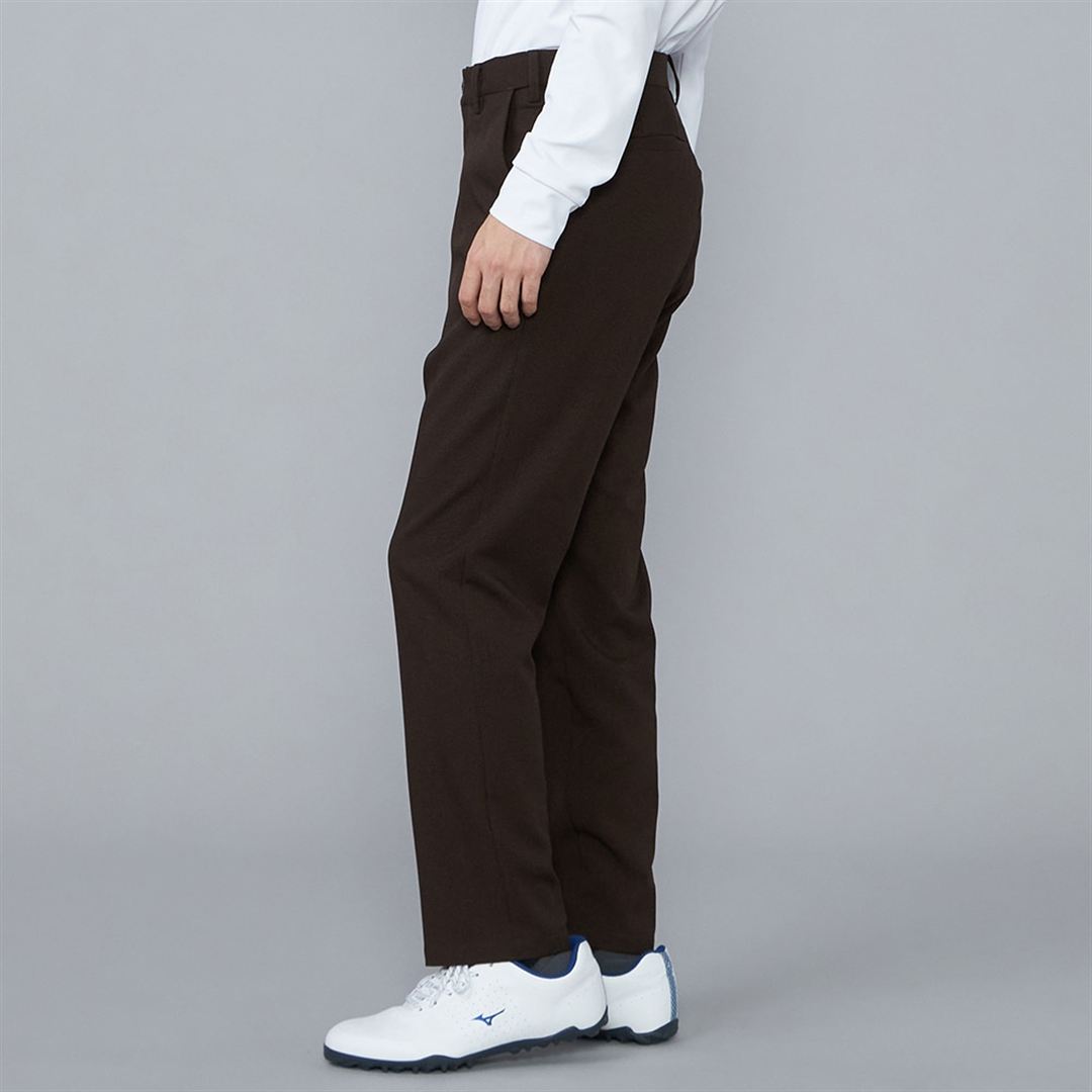 5FLEXストレッチテーパードパンツ ブラウン XL