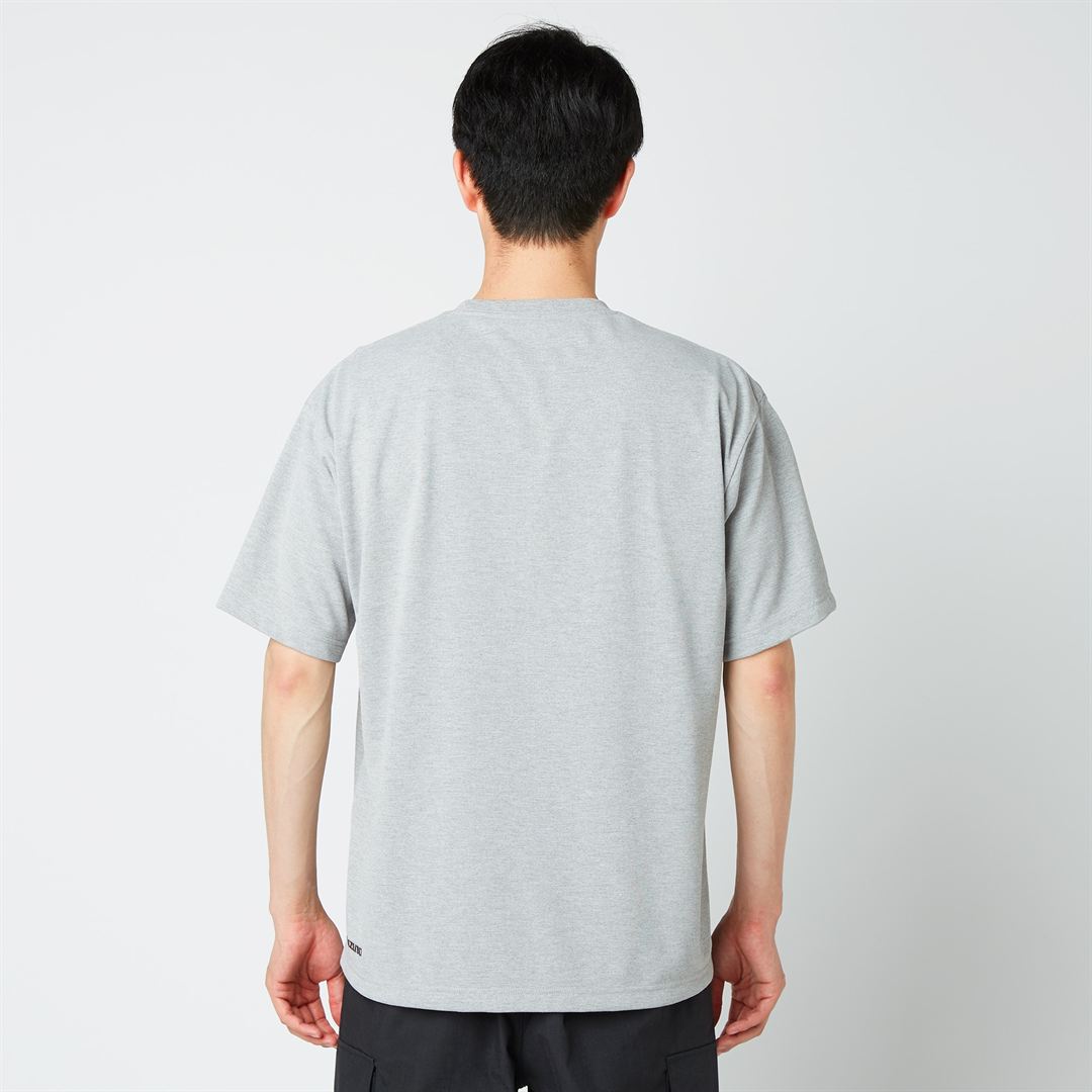 【ミズノ直営限定】モノグラムM Tシャツ グレー杢 XL