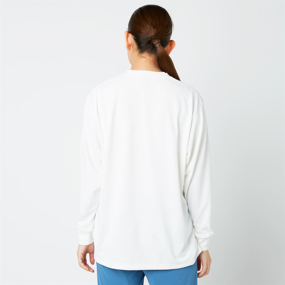 【ミズノ直営限定】モノグラムM Tシャツ長袖 ホワイト S