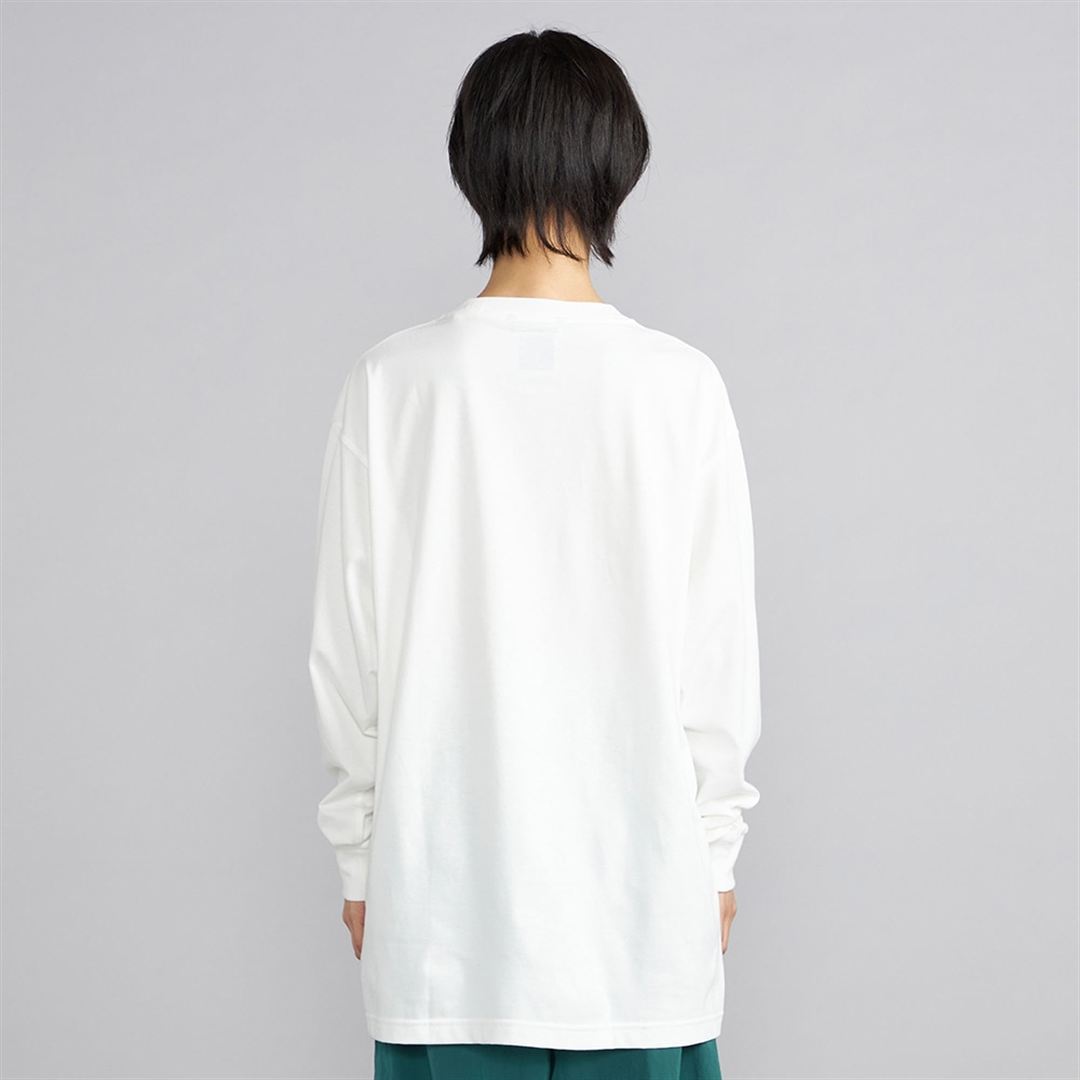【ミズノ直営限定】モノグラムM Tシャツ長袖 ホワイト S