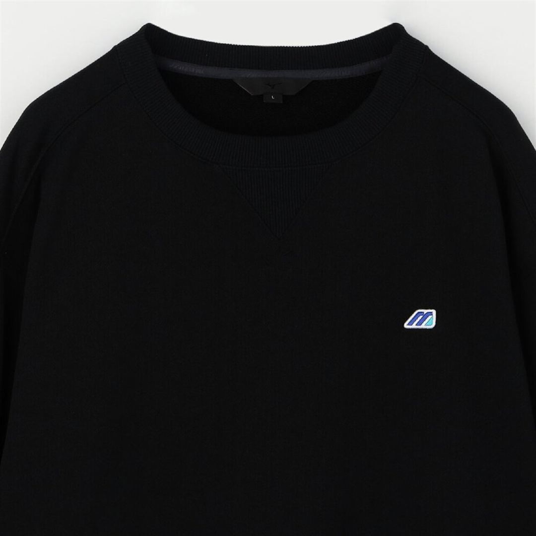 【ミズノ直営限定】モノグラムMポリエステルスパントレーナー ブラック XL
