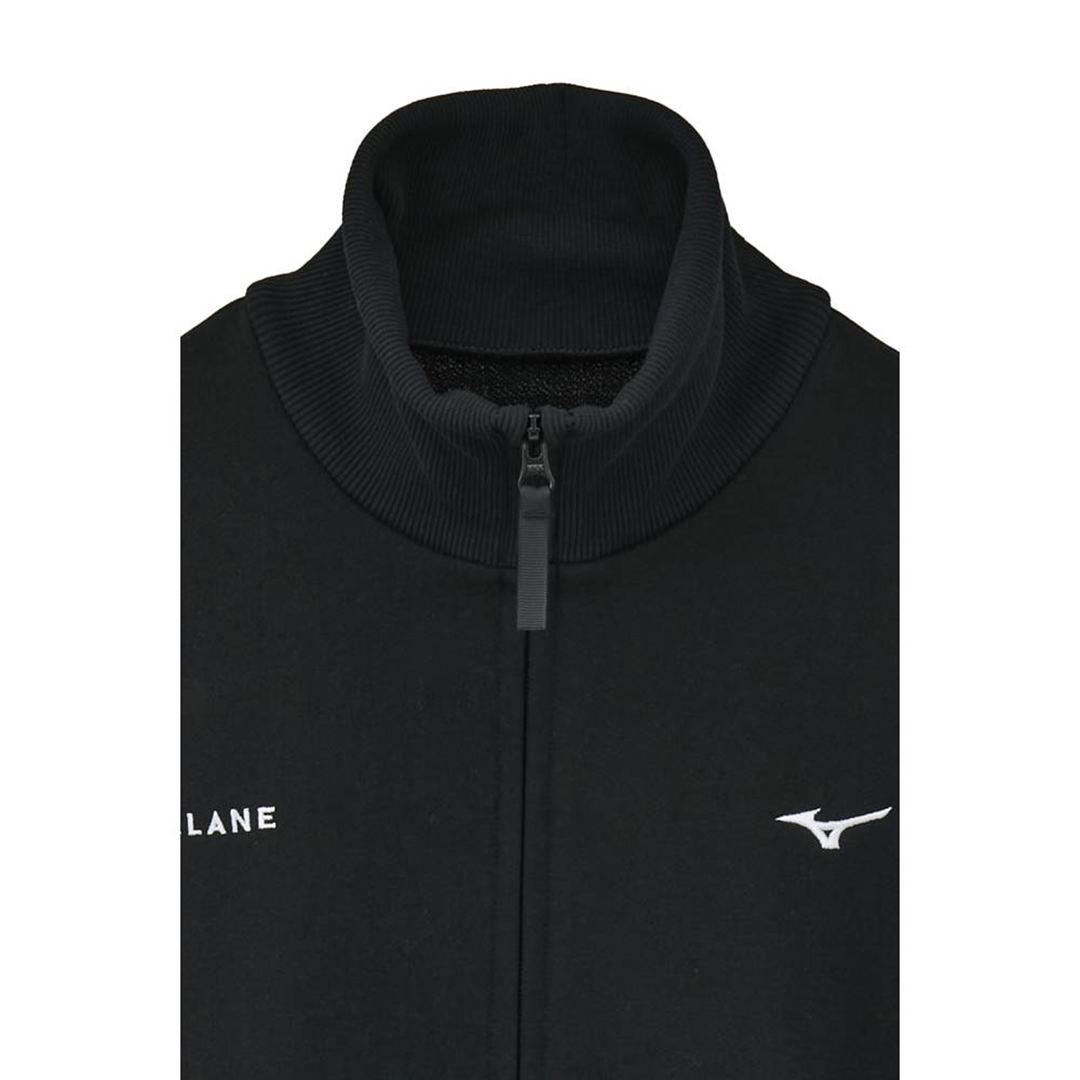【CLANE】POLYSPAN HALF ZIP SWEATSHIRT ブラック 1