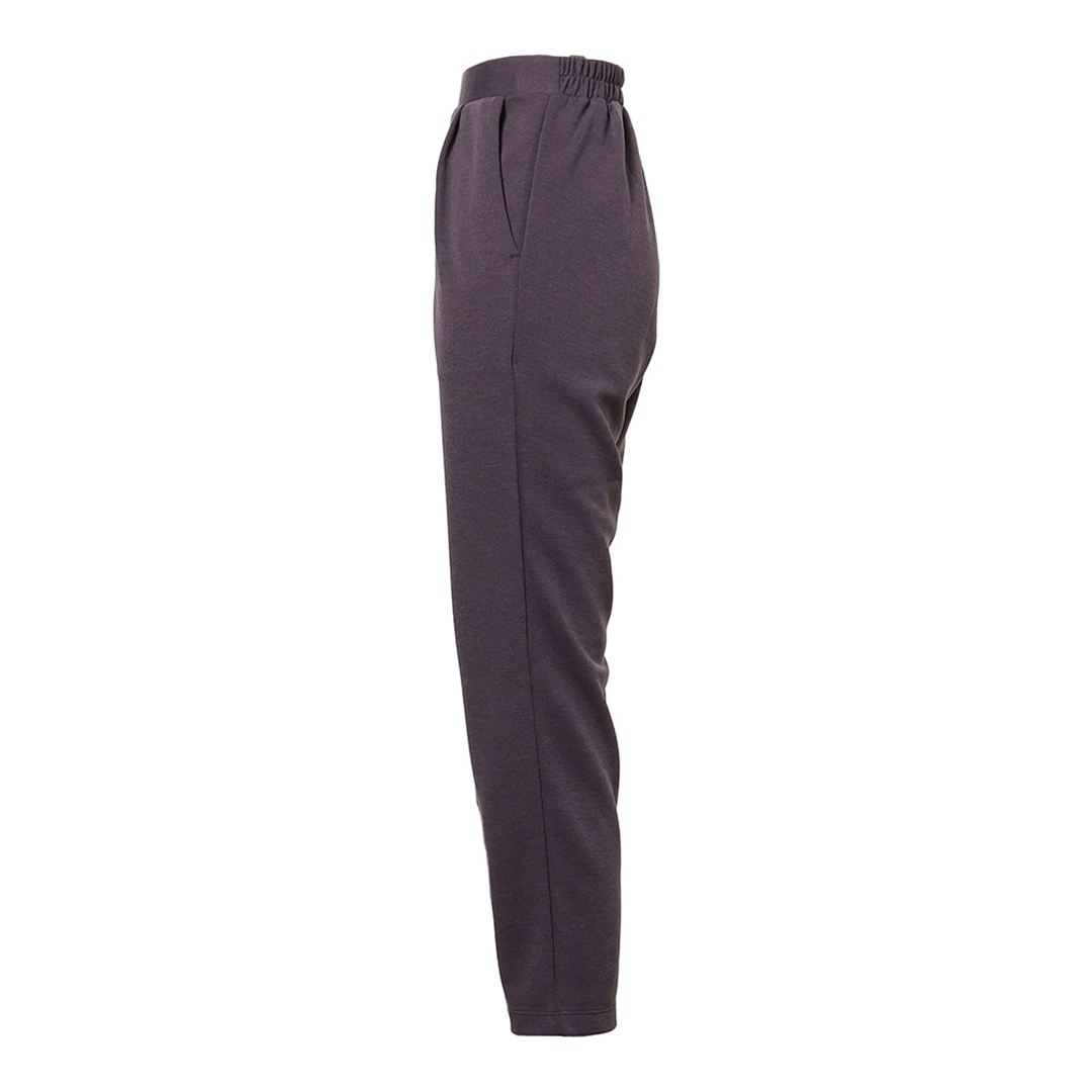 【吸湿発熱】ブレスサーモニットタックパンツ プラム XL