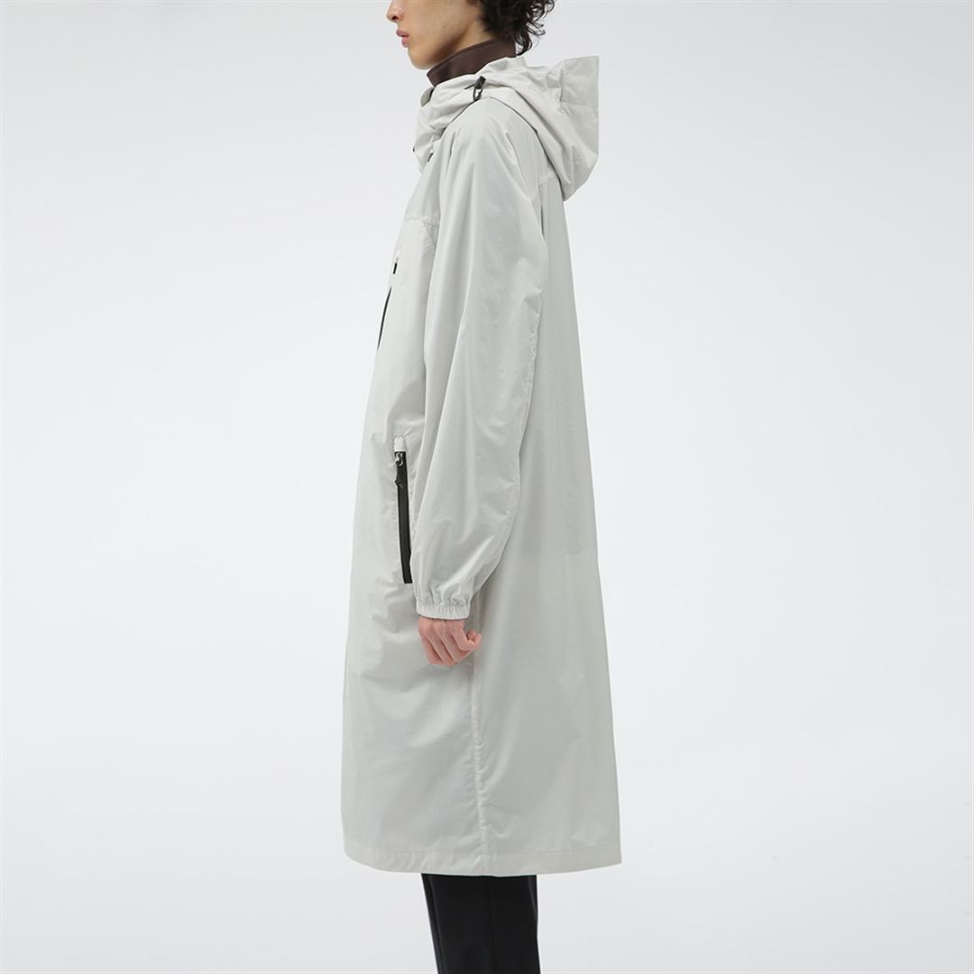 【MARGARET HOWELL】ウォーターリパレントストレッチコート LT.グレー S