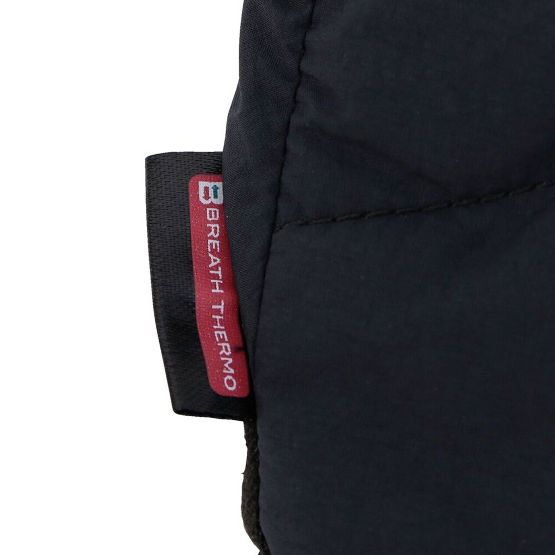 【IL BISONTE／吸湿発熱】WINDSTOPPER プロダクト フィンガーパデットミトン ウルフベージュ S-M