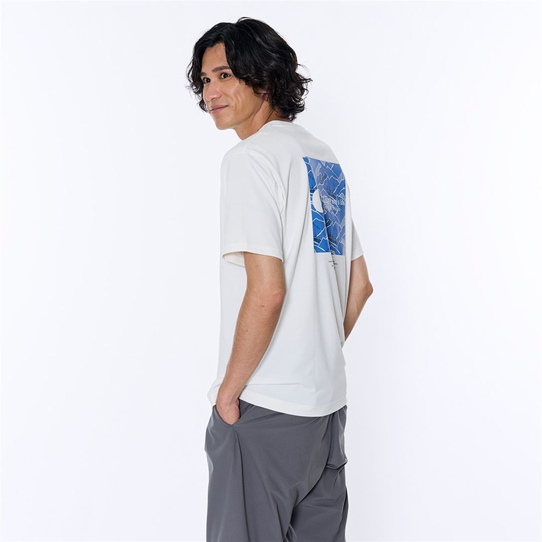 リサイクルポリグラフィックプリントTシャツ マシュマロホワイト M