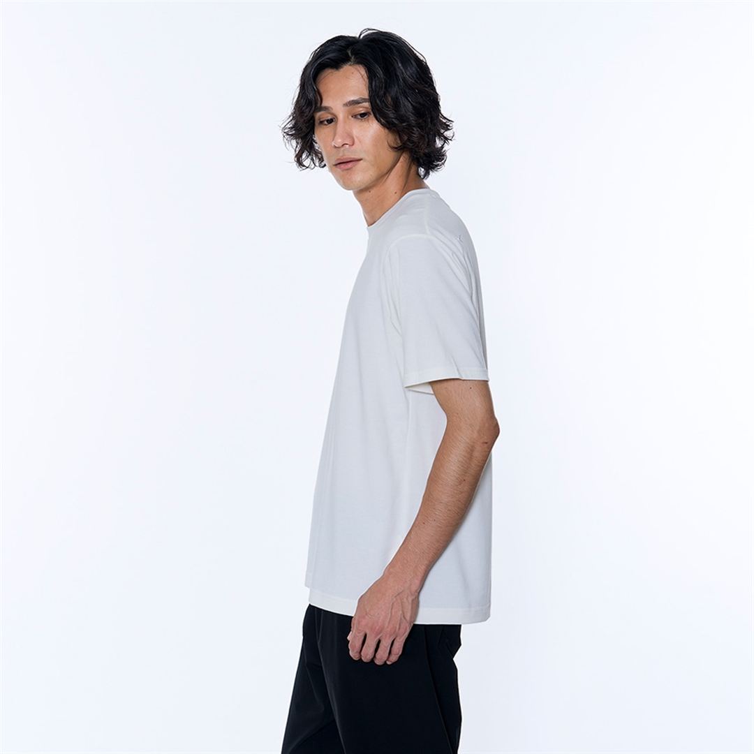 リサイクルポリグラフィックプリントTシャツ マシュマロホワイト M